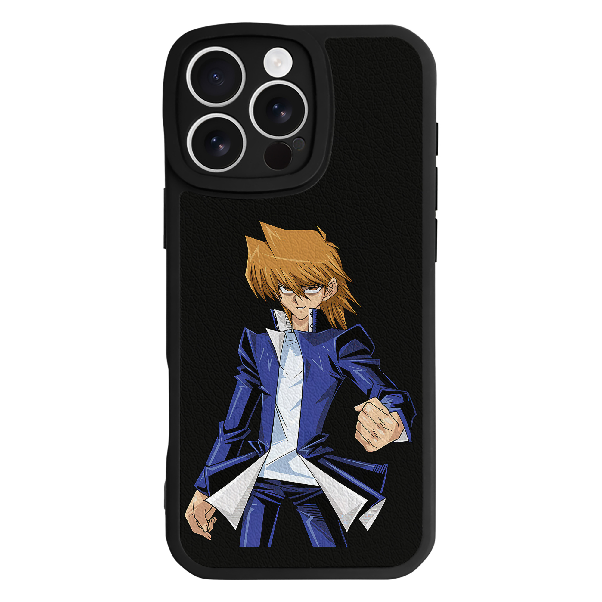 （画像用） 遊☆戯☆王 Yu-Gi-Oh! 【iPhone 16シリーズ対応】シリコンスマホケース（レザー調） 材質：シリコン